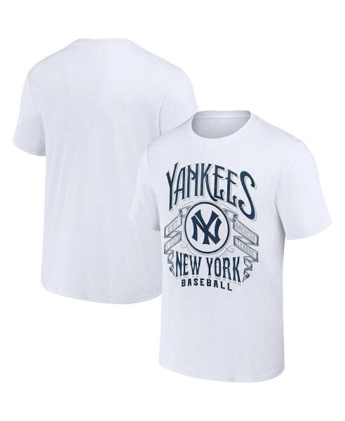 Men's Darius Rucker Collection by White New York Yankees Distressed Rock T-shirt