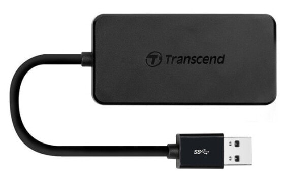 Transcend HUB2 - USB 3.2 Gen 1 (3.1 Gen 1) Type-A - Black - CE/FCC/BSMI/KC/RCM/EAC - USB - 5 V - 0.9 A