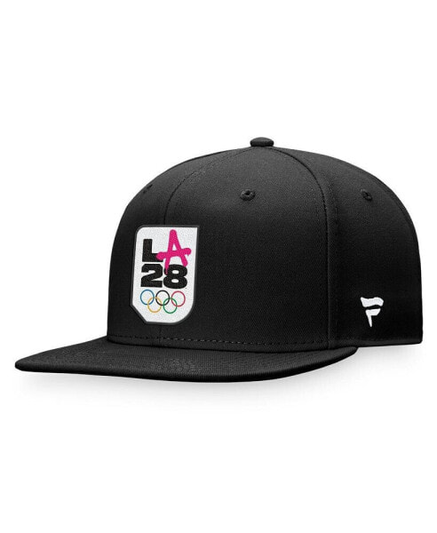 Men's Black LA28 Snapback Hat