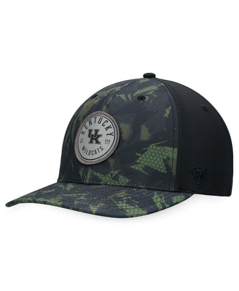 Men's Black Kentucky Wildcats OHT Military-Inspired Appreciation Camo Render Flex Hat