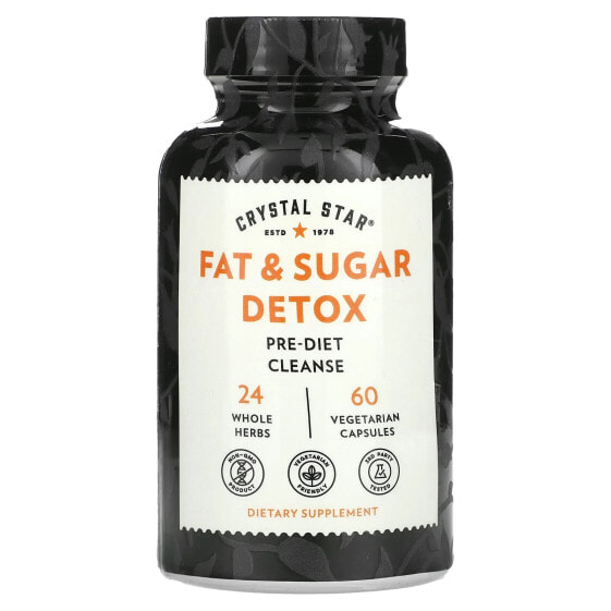 Fat & Sugar Detox, 60 Vegetarian Capsules