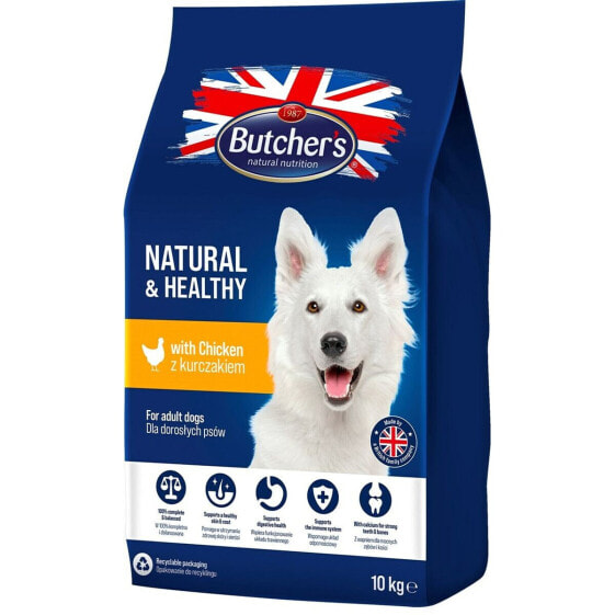 Сухой корм для собак Butcher's Natural & Healthy Для взрослых с куриной 10 кг