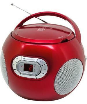 Soundmaster SCD2120 - 1.33 kg - Red - Portable CD player