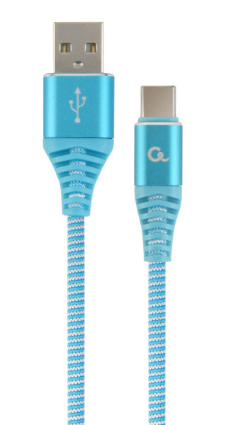 Gembird USB-кабель CC-USB2B-AMCM-1M-VW 1.8 м USB A - USB C USB 2.0 480 Mbit/s Blue White