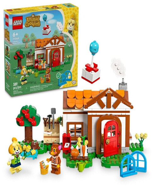 LEGO Animal Crossing Isabelle's House Visit 77049 Toy Building Set, 389 Pieces