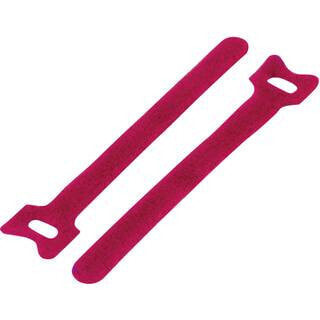 Conrad Electronic SE Conrad TC-MGT-150RD203, Hook & loop cable tie, Rot, 15 cm, 12 mm