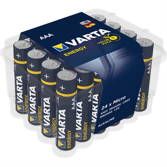 Varta Energy 4103 - Batterie 24 x Aaa - Alkalisch - - Micro - Battery - Micro (AAA)