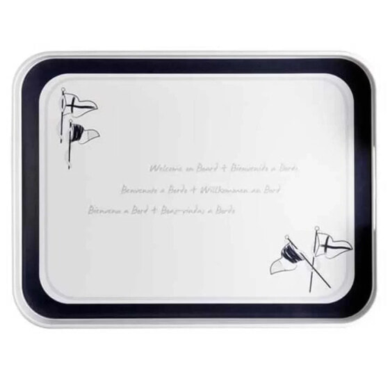 MARINE BUSINESS Welcome On Board Rectangular Tray