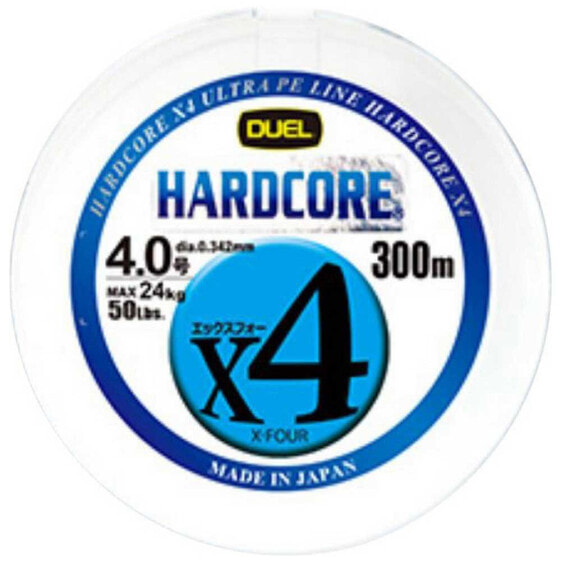 DUEL Hardcore X4 Braided Line 300 m