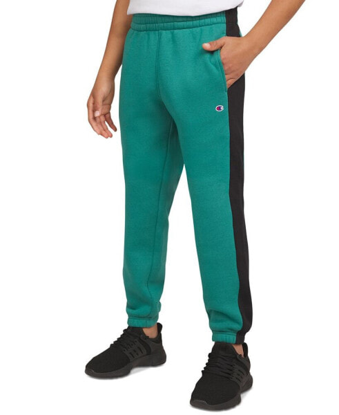 Big Boys Colorblocked Pieced Jogger Pants