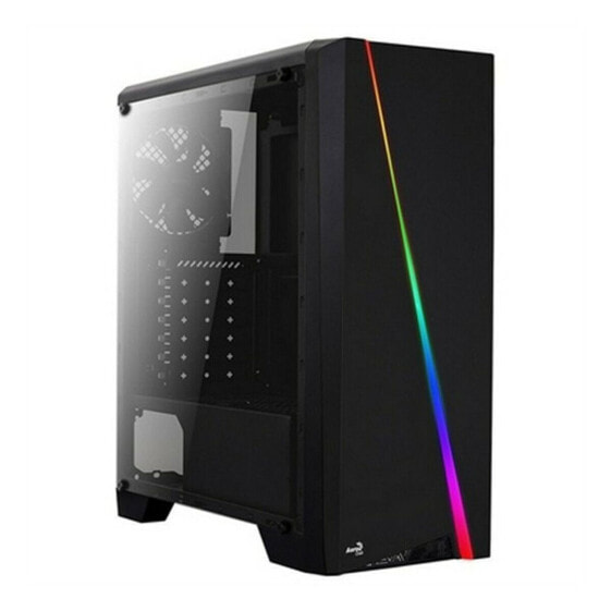 Блок полубашня ATX Galileo Aerocool Cylon RGB USB3.0 Чёрный LED RGB