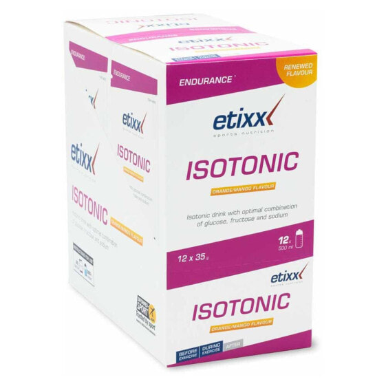 ETIXX Isotonic 12 Units Lemon Monodose Box