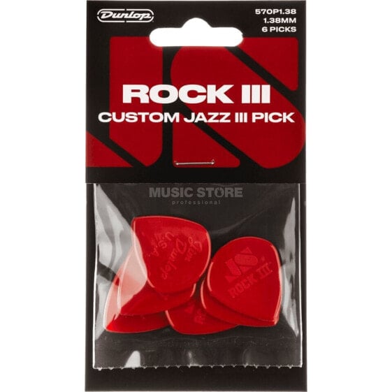 Dunlop 570P138 Rock III Nylon Custom Jazz III