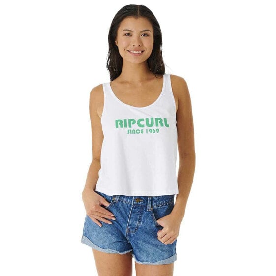 RIP CURL Icons Of Surf Pump Font sleeveless T-shirt