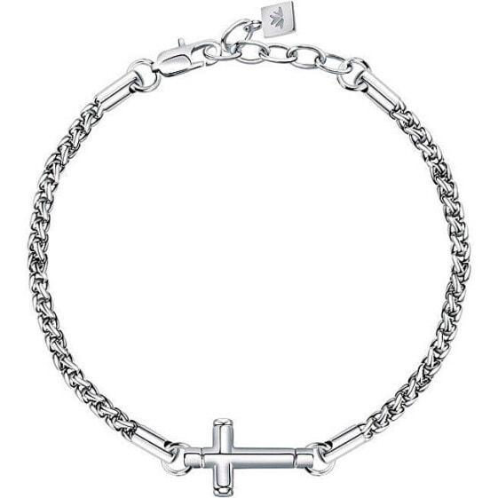 Stylish steel bracelet Cross SKR65