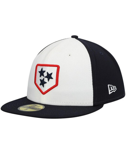 Men's White Nashville Sounds Authentic Collection Team Alternate 59FIFTY Fitted Hat