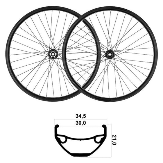 MVTEK 29/27.5´´ Tubeless MTB wheel set