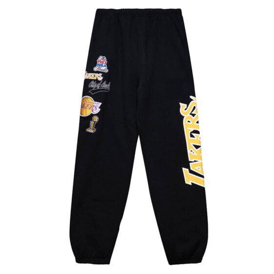 Mitchell & Ness Los Angeles Lakers Champ City Graphic Joggers Mens Size S Casua