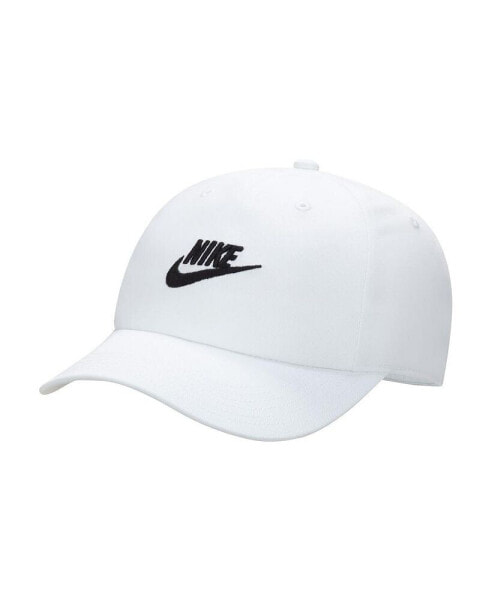 Youth Boys and Girls White Futura Club Performance Adjustable Hat