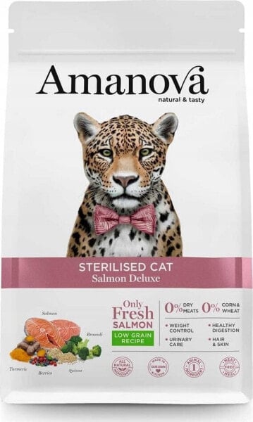 Amanova Amanova Sterilised Cat Salmon Deluxe 1,5kg