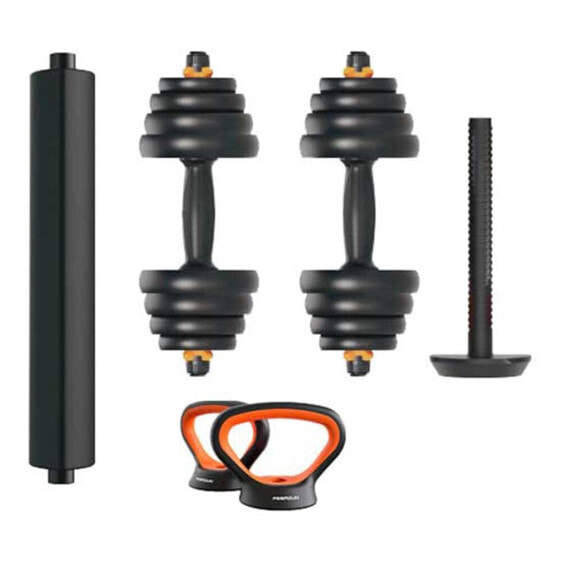 FED Dumbbell Kit V2+Bar+Kettlebell 30kg