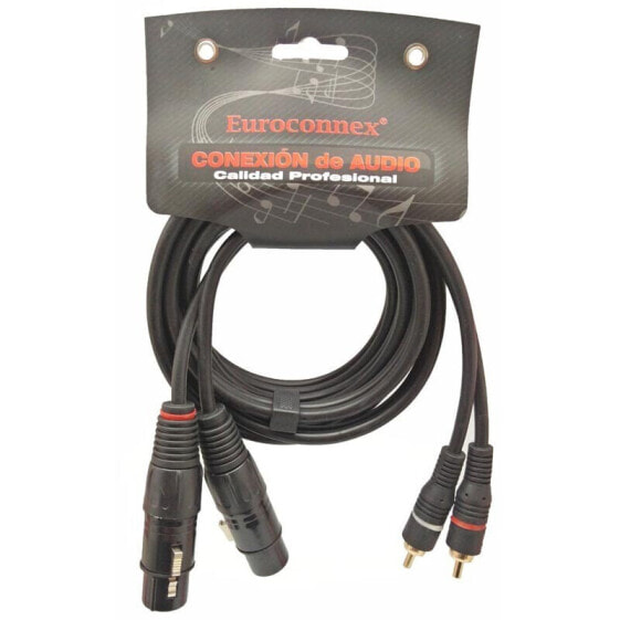 EUROCONNEX 4310-2 /F RCA To XLR cable 2x2 M 2 m