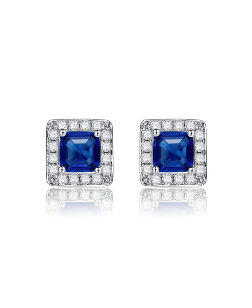 Classy Everyday wear Halo Square Stud Earrings