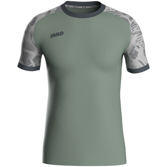 Jako Sport-Tshirt Trikot Iconic (Polyester-Interlock) Mintgrün/grau Kinder