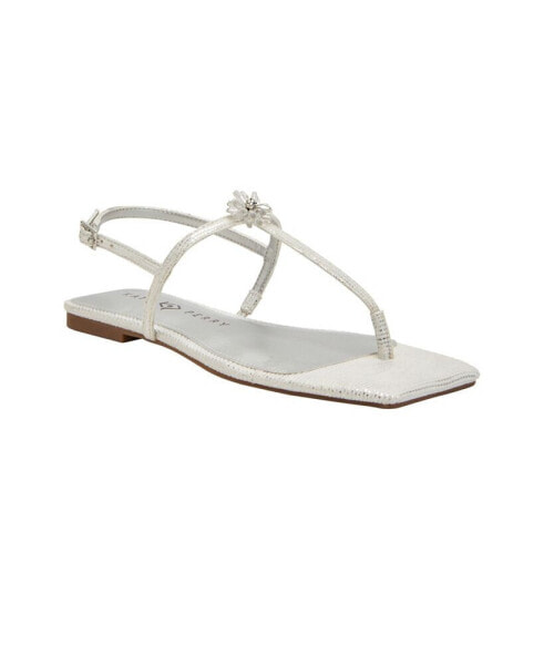 The Camie T-Strap Thong Sandal