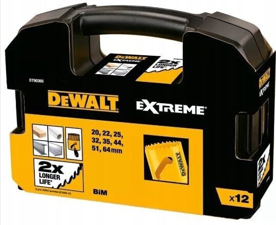 Dewalt DEWALT OTWORNICA ZESTAW 12cz. BIMETAL UNIWERSALNE