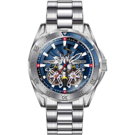 Часы Invicta Aviator Blue & Silver Men's