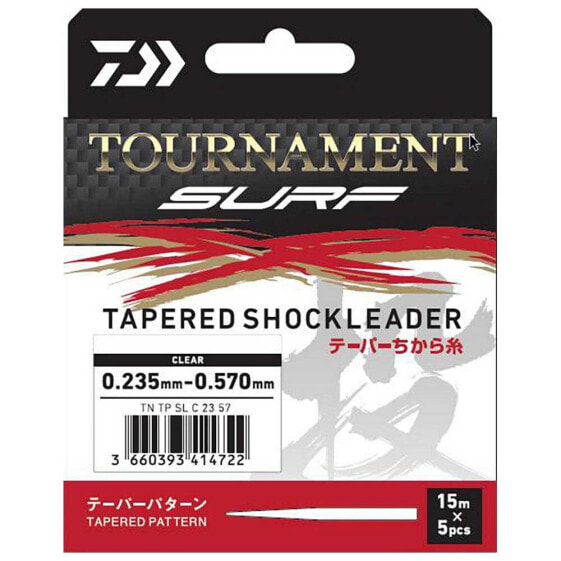 DAIWA Tournament Surf Tapered Leader 5x15 m