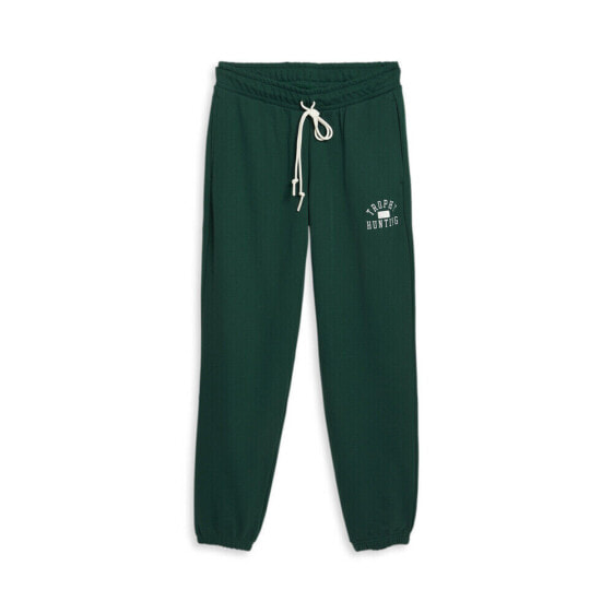 Puma Trophy Hunting X Sweatpants Womens Green Casual Athletic Bottoms 62324001