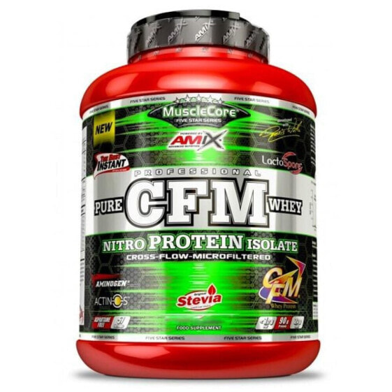 Протеин изолят AMIX Pure CFM Whey Nitro Protein 1кг Ванильного вкуса