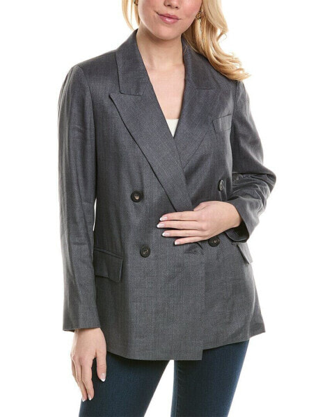 Peserico Linen & Wool-Blend Jacket Women's