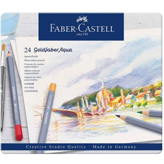 FABER CASTELL Metal Case 24 Watercolors
