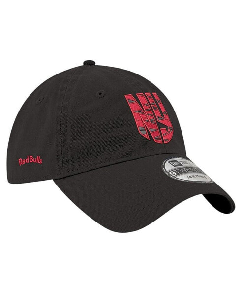 Men's Black New York Red Bulls 2024 Jersey Hook 9TWENTY Adjustable Hat