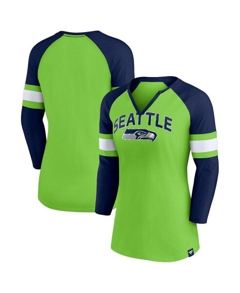 Топ Fanatics Seattle Seahawks Arch Raglan