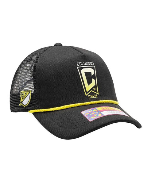 Men's Black Columbus Crew Atmosphere Trucker Adjustable Hat