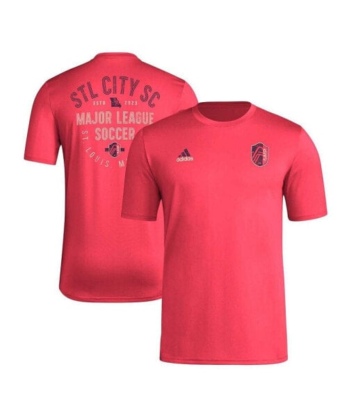 Men's Red St. Louis City SC Local Stoic T-shirt