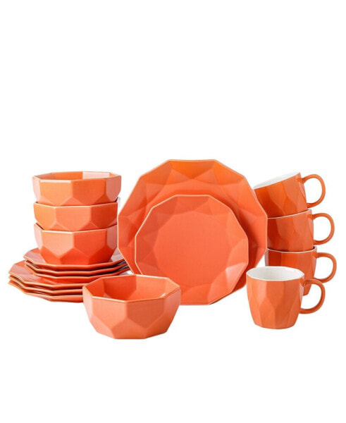 Jamie 16 Piece Dinnerware Set, Service for 4