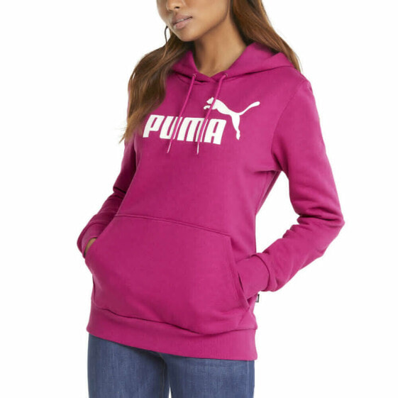 Puma Ess Logo Pullover Hoodie Womens Size XS Casual Athletic Outerwear 84686086