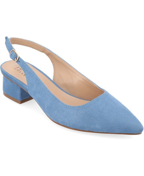 Women's Sylvia Slingback Block Heel Flats