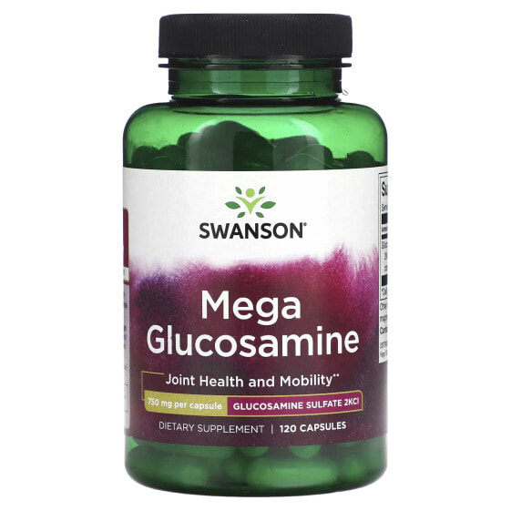 Витамин Swanson Mega Глюкозамин, 750 мг, 120 капсул