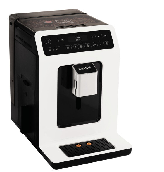 Krups Evidence EA8901 - Espresso machine - 2.3 L - Coffee beans - Built-in grinder - 1450 W - White
