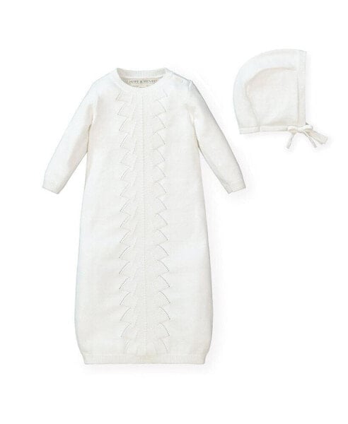 Пижама Hope & Henry Baby Sweater Gown.