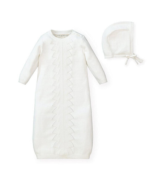 Пижама Hope & Henry Baby Sweater Gown.