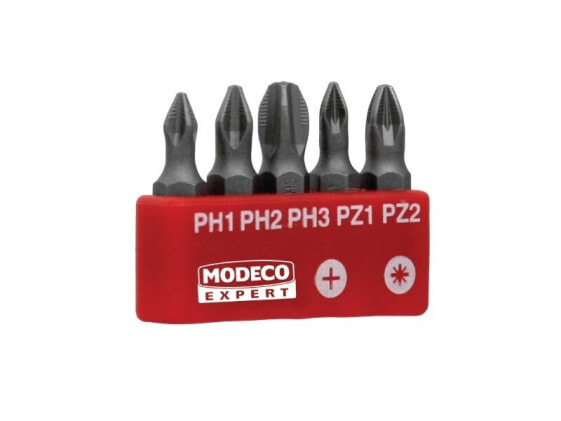 Modeco Komplet grotów 25mm PH1-PH3 I PZ1-PZ2 5szt. - MN-15-512