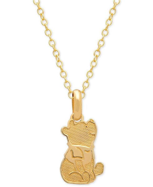 Children's Winnie the Pooh 15" Pendant Necklace in 14k Gold