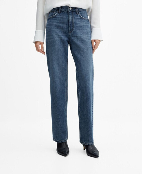 Women's Mid-Rise Straight Jeans